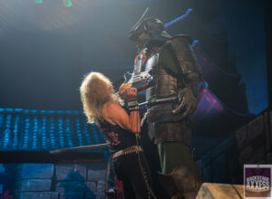 The Iron maiden concert with the famous singer